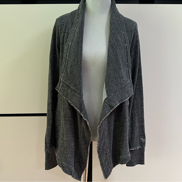 Abercrombie & Fitch Sweaters - Abercrombie & Fitch Charcoal Open Front Cardigan